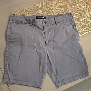 Express Men's Slate Blue Shorts